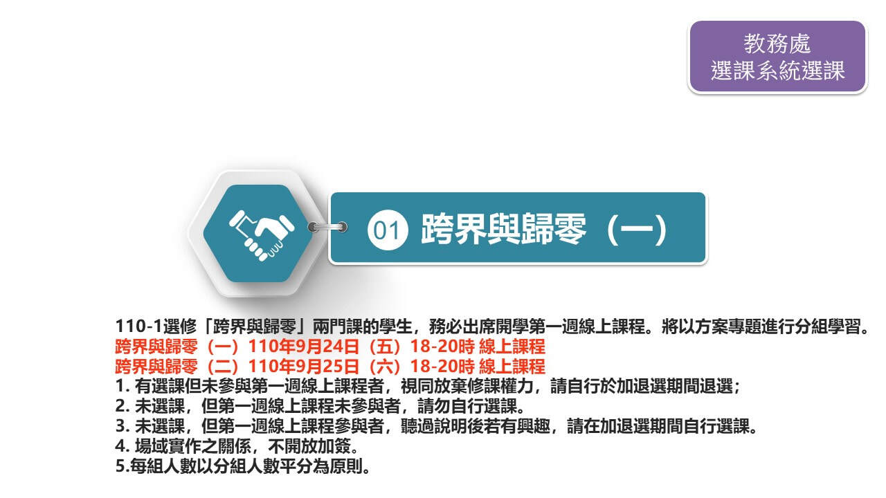 110-1 跨界與歸零輪播圖片 1